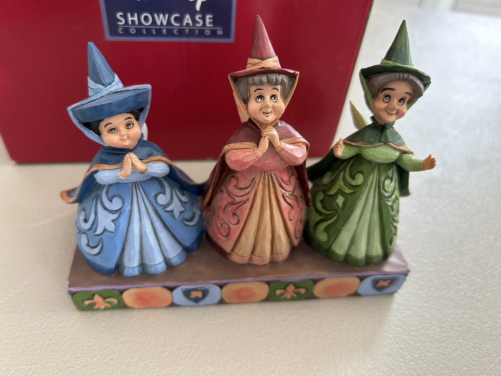 Disney Traditions Jim Shore Sleeping Beauty Fairies Royal Guests Enesco rare
