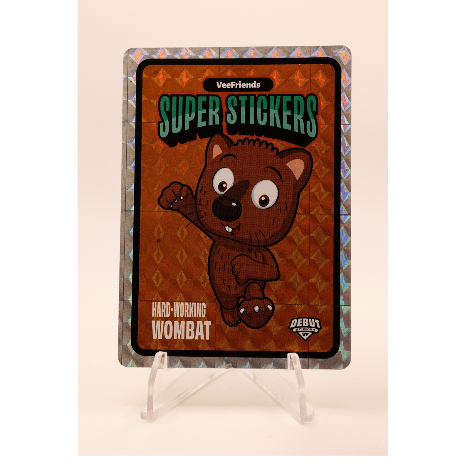 VeeFriends Super Stickers Hard-Working Wombat Debut Cartoon/Novelty Sticker