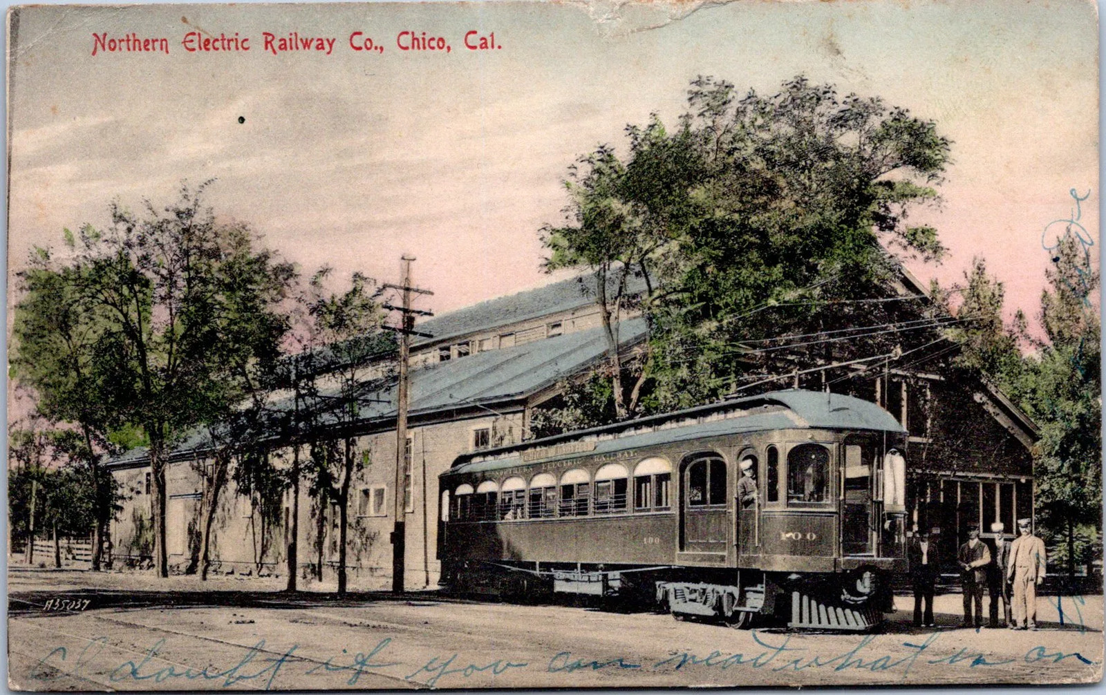 Chico, California – Northern Electric Railway 1908 Postcard