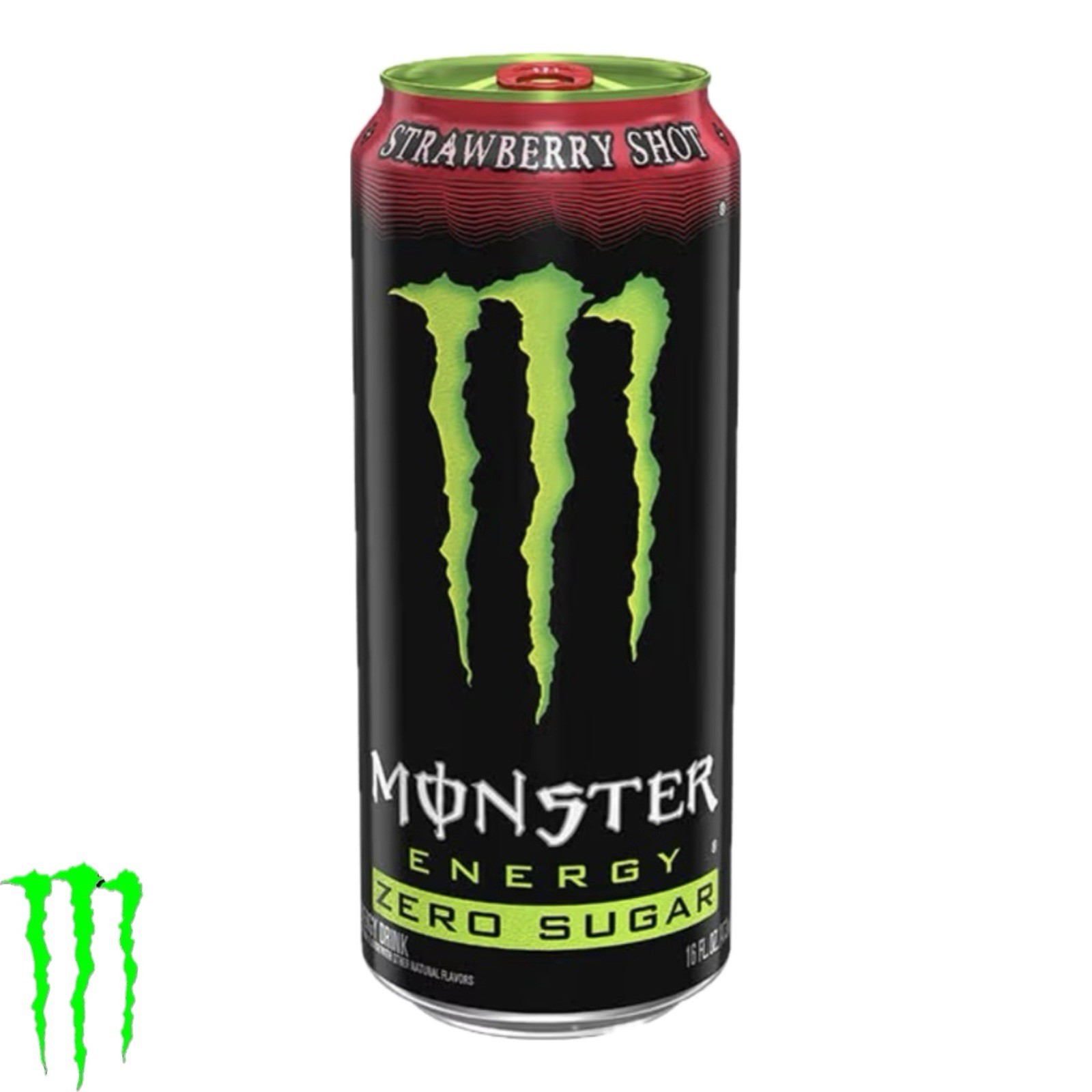 Monster Energy Strawberry Shot Zero Sugar Original 473 ml. NEW FLAVOR