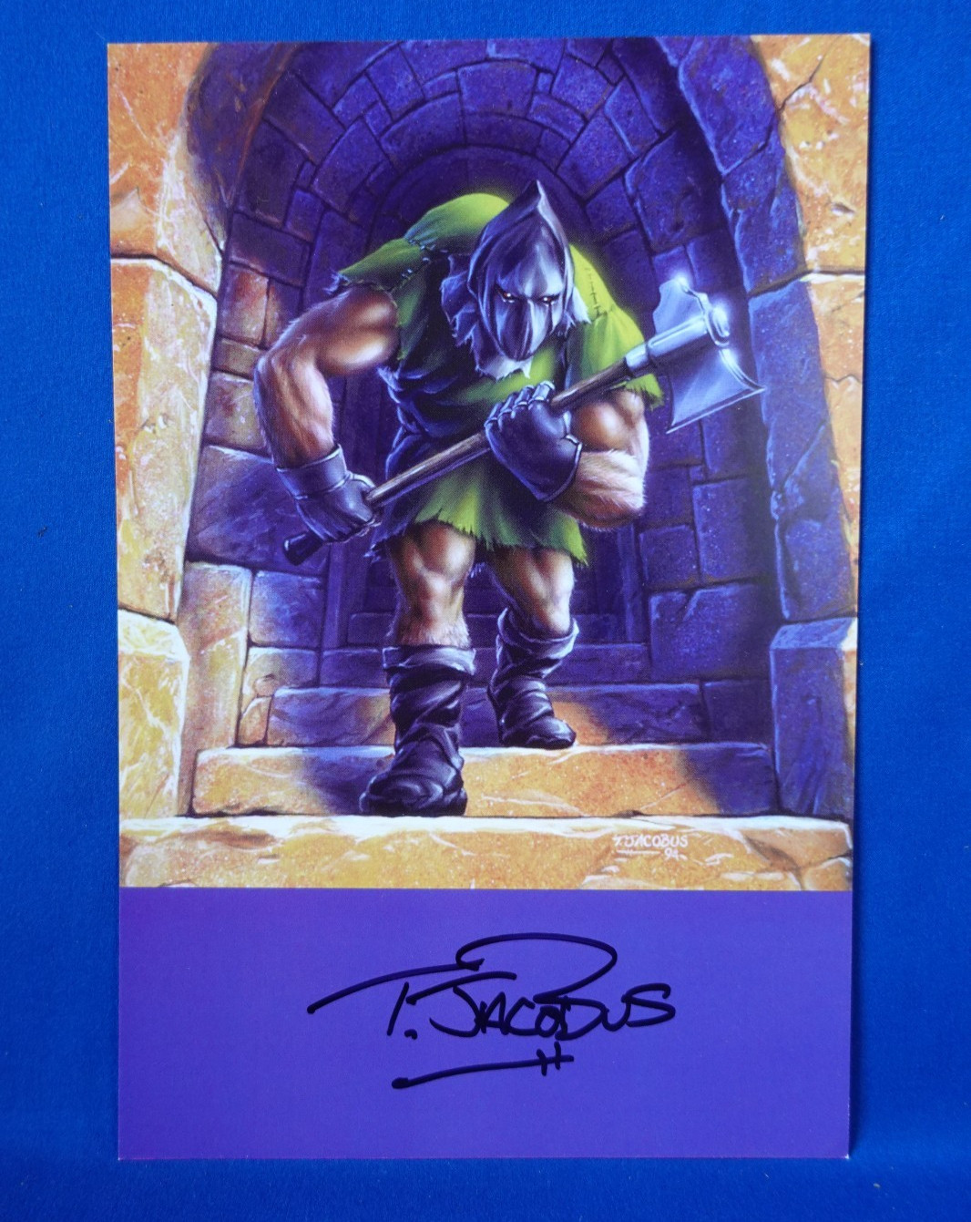 Tim Jacobus SIGNED Goosebumps Art Print R. L. Stine ~ A Night in Terror Tower