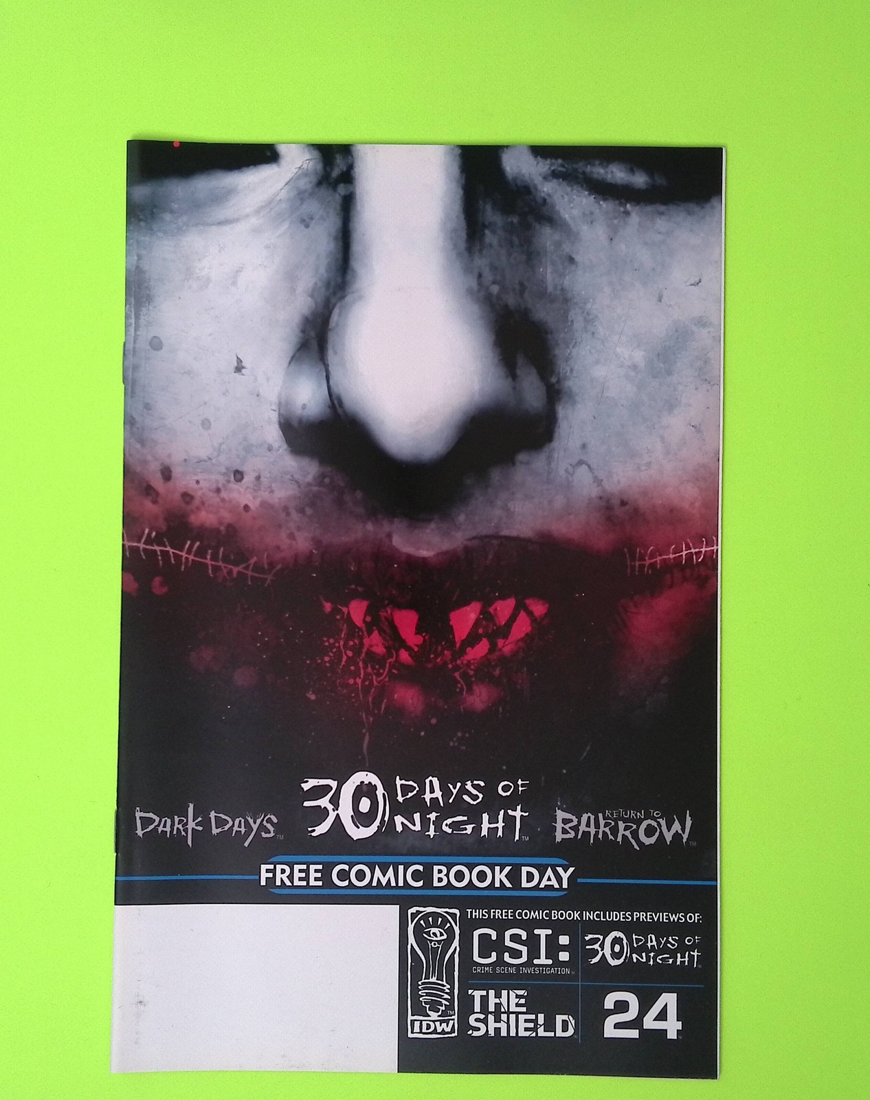 30 Days of Night / 24 / CSI / Shield Preview Free Comic Book Day #1b X104-155
