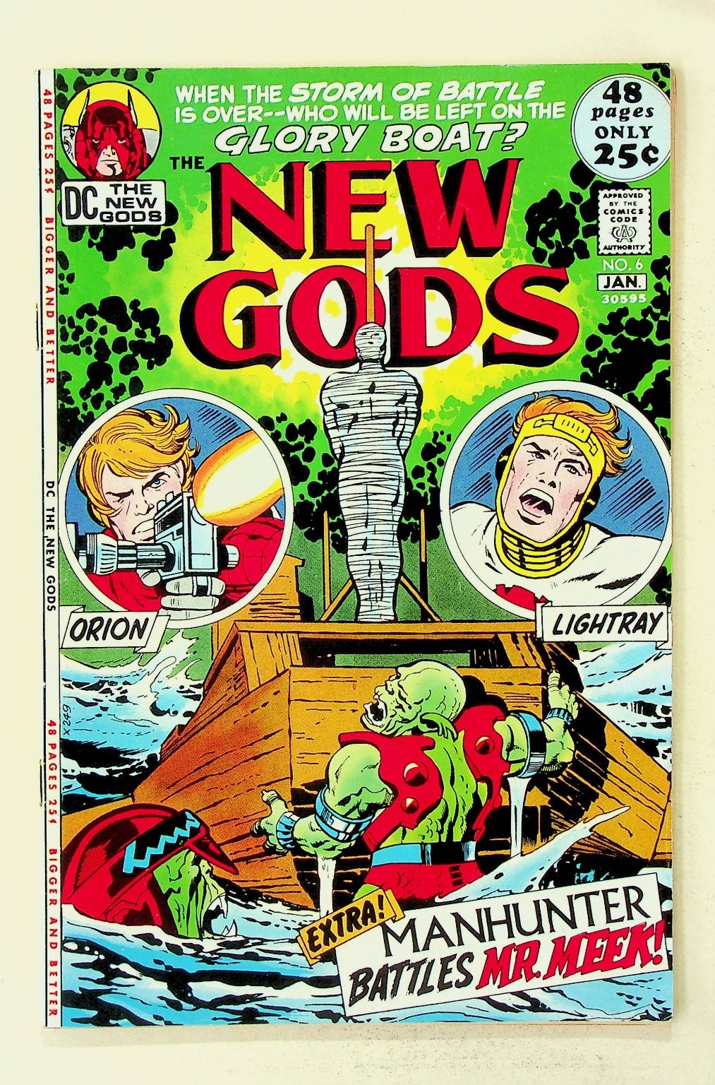 The New Gods #6 DC Comics Jack Kirby Manhunter 1971