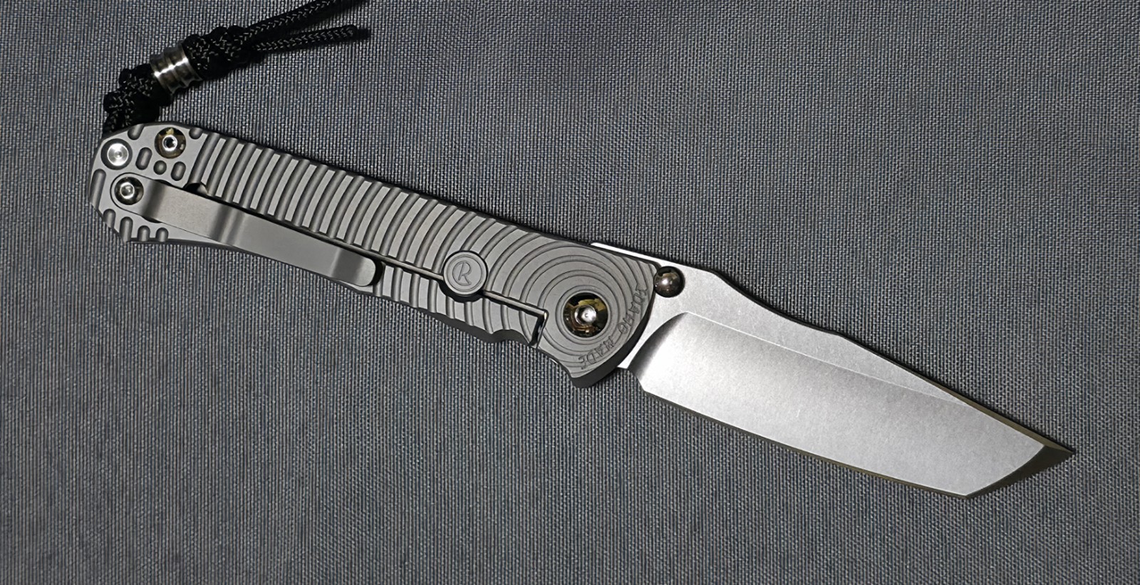 NEW! Exclusive Chris Reeves CRK Umnumzaan Glass Blasted Doppler & Tanto MagnaCut