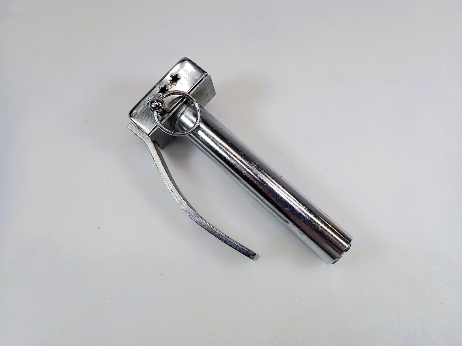 Vintage Grenade Launcher Pen Lighter Pull Pin Trigger Red Button Japan Gas Novel