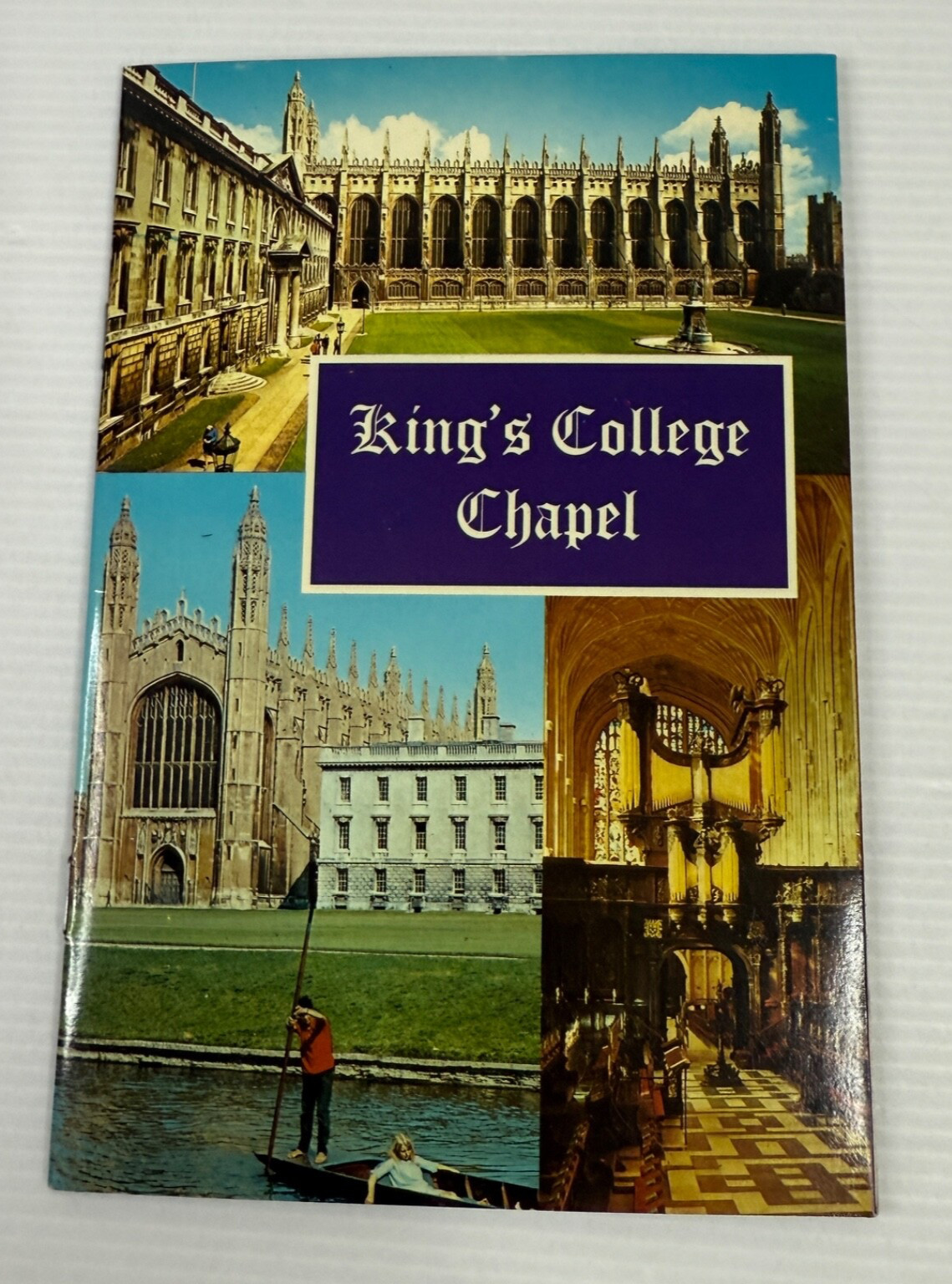 Kings College Chapel Cambridge 1971 Vintage Illustrated Guide Book