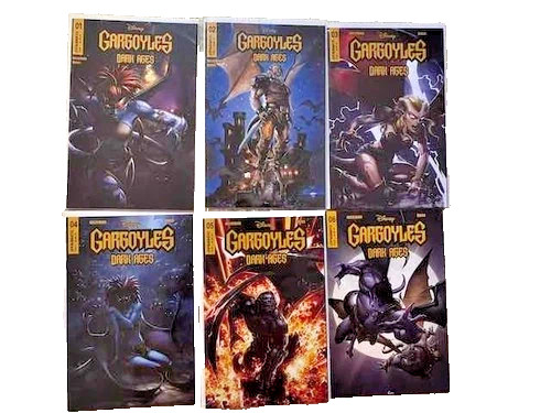 Dynamite – Gargoyles: Dark Ages (2023) #1 – 6 Clayton Crain Complete Series NM+