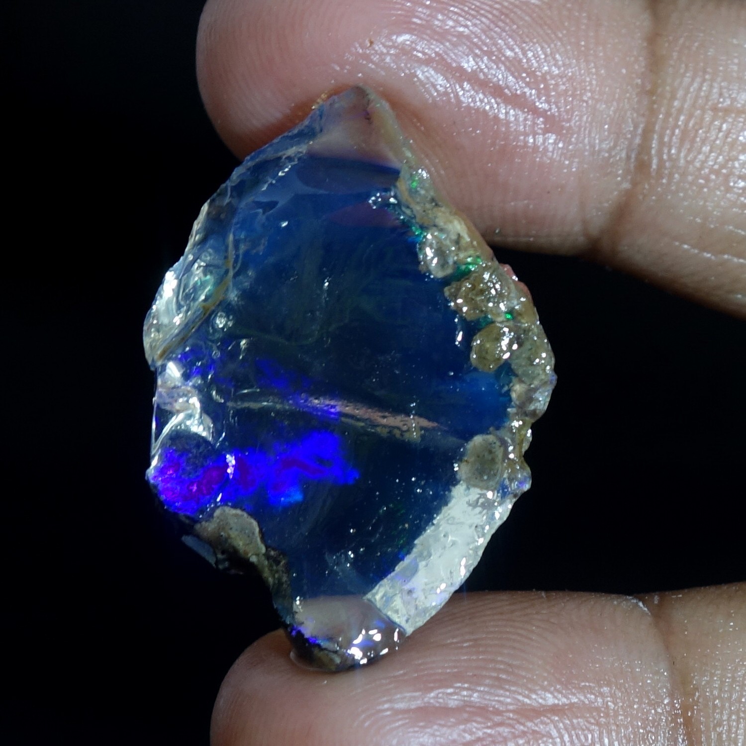 26.00 Cts 100% Natural Welo Fire Ethiopian Oil Opal Rough Cab Gems Ring Nacklace