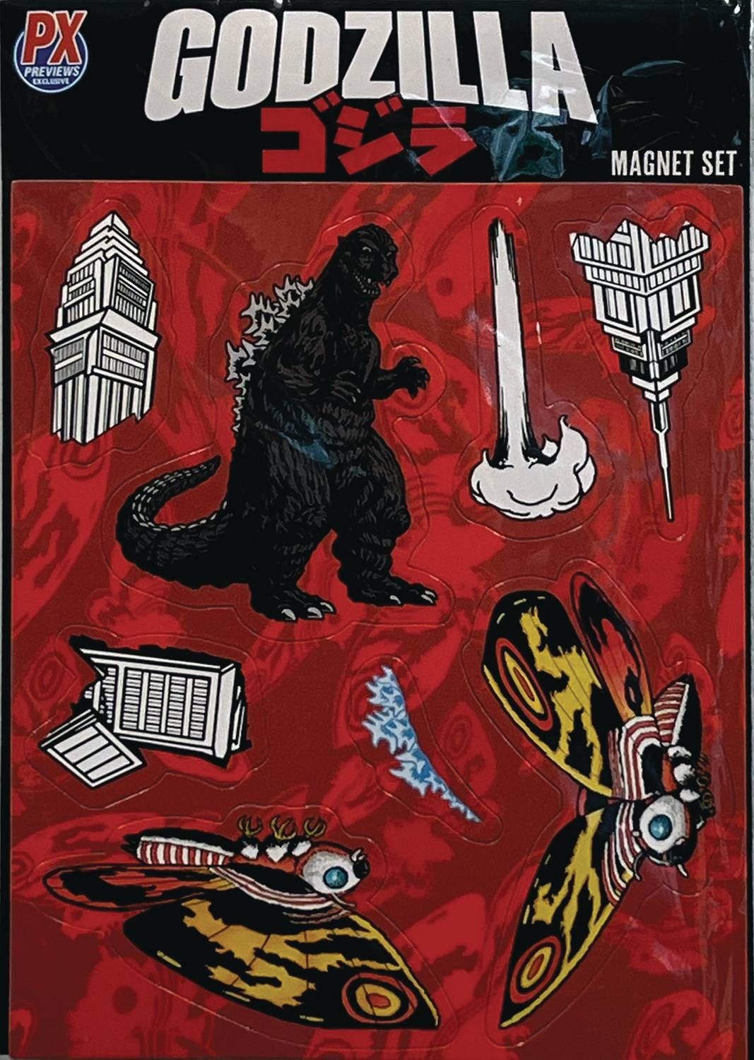 Godzilla Magnet Set Surreal Entertainment NEW & Sealed