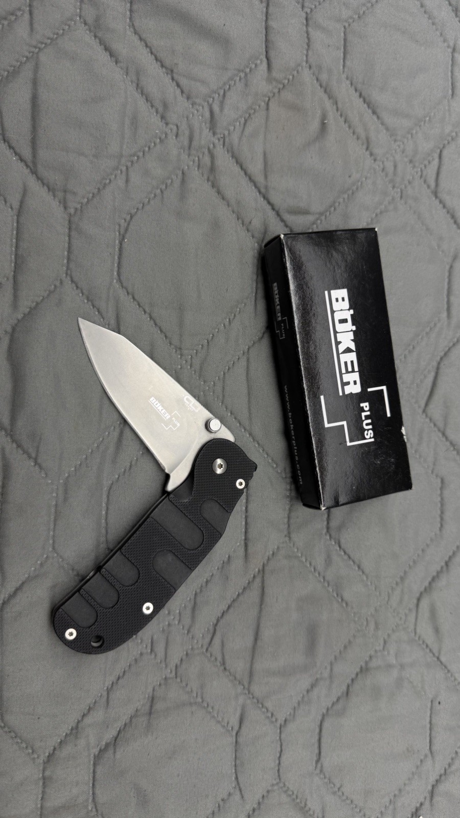 Boker Plus AUS-8 Folding Pocket Knife 3in Blade Open Box Mint EDC