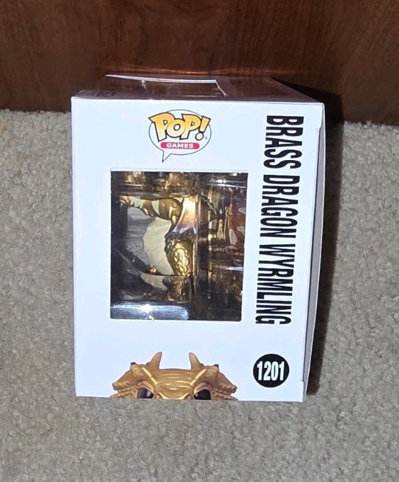 Funko Dungeons & Dragons #1201 Brass Dragon Wyrmling LE 9500 Official +Protector