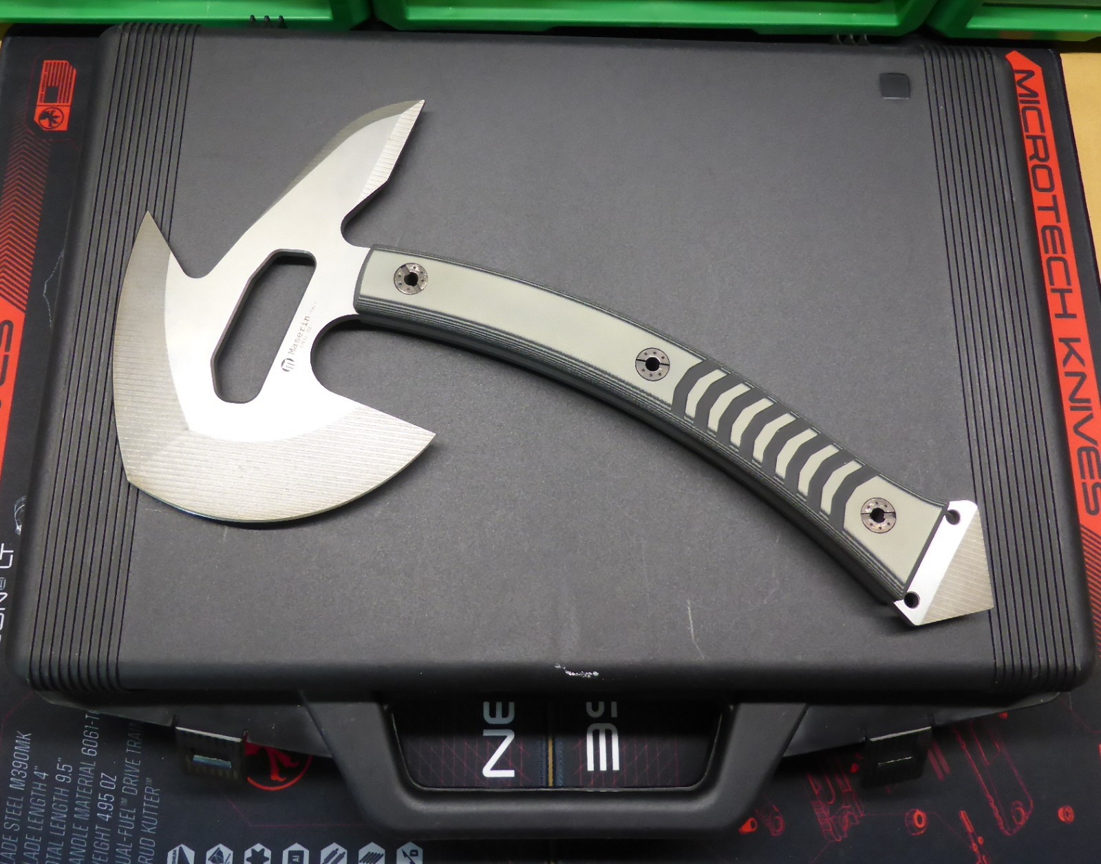 Maserin B.A.C. Axe Tomahawk D2 Full Tang G10 Handle Kydex Made in Italy NIB