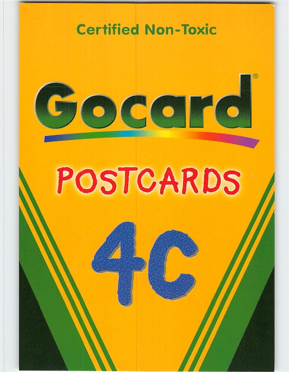 Postcard Certified Non toxic Gocard Postcards 4C