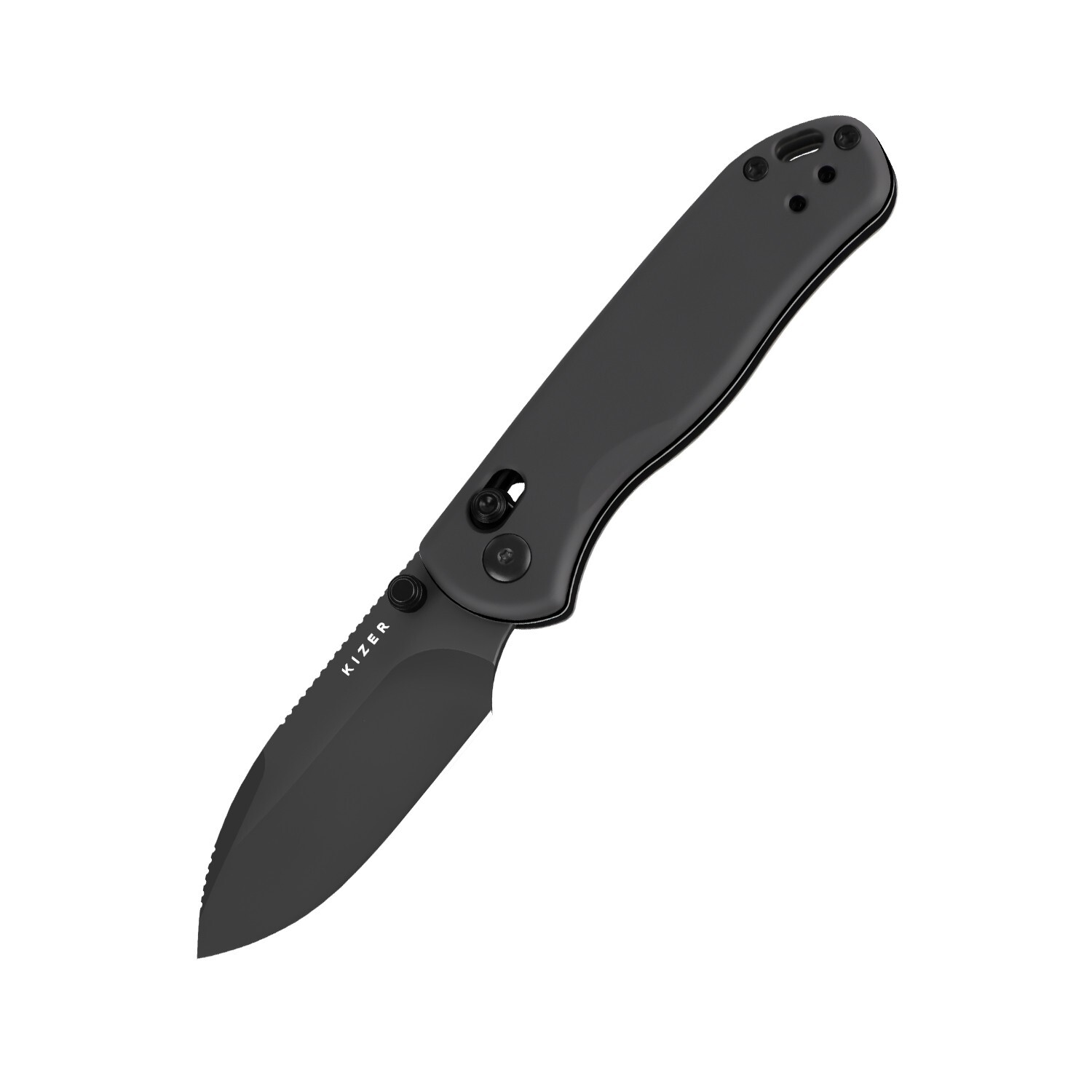 Kizer Drop Bear 2 Folding Pocket Knife Nitro-V Blade Aluminum Handle V3619.2KD2