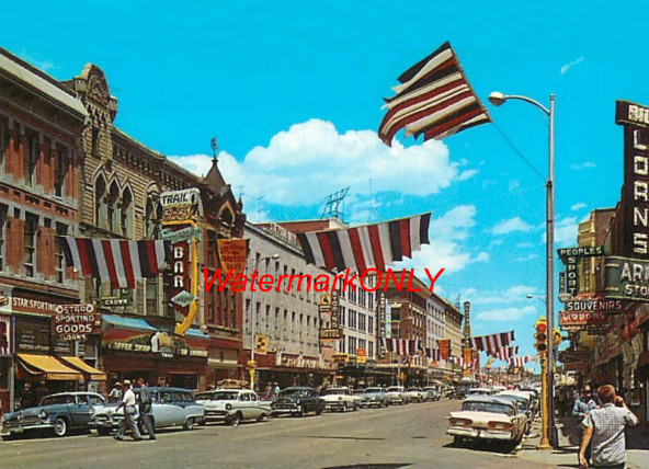 1950’s “Classic Roadside America” Store Fronts, Shopping, Signs, Cars PHOTO! #4