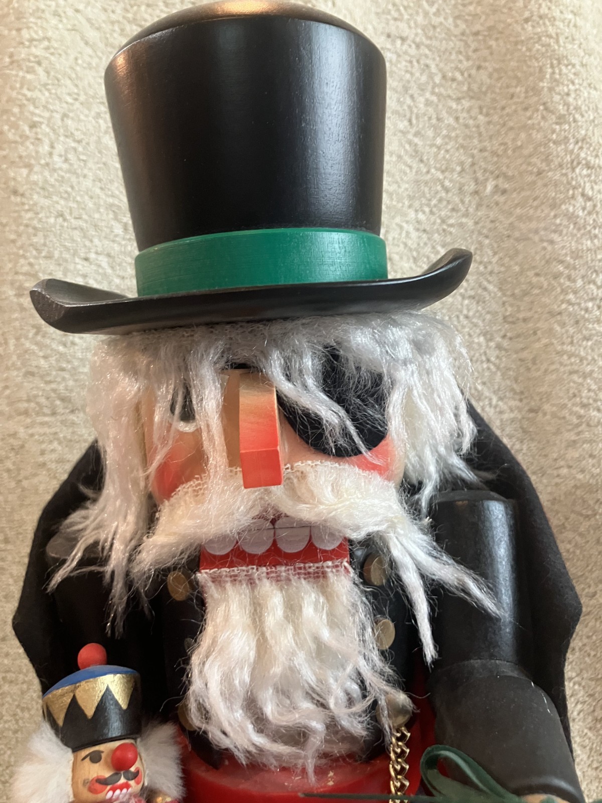 Ulbricht NUTCRACKER w/Sale Tag Herr Drosselmeyer 16 inches NICE