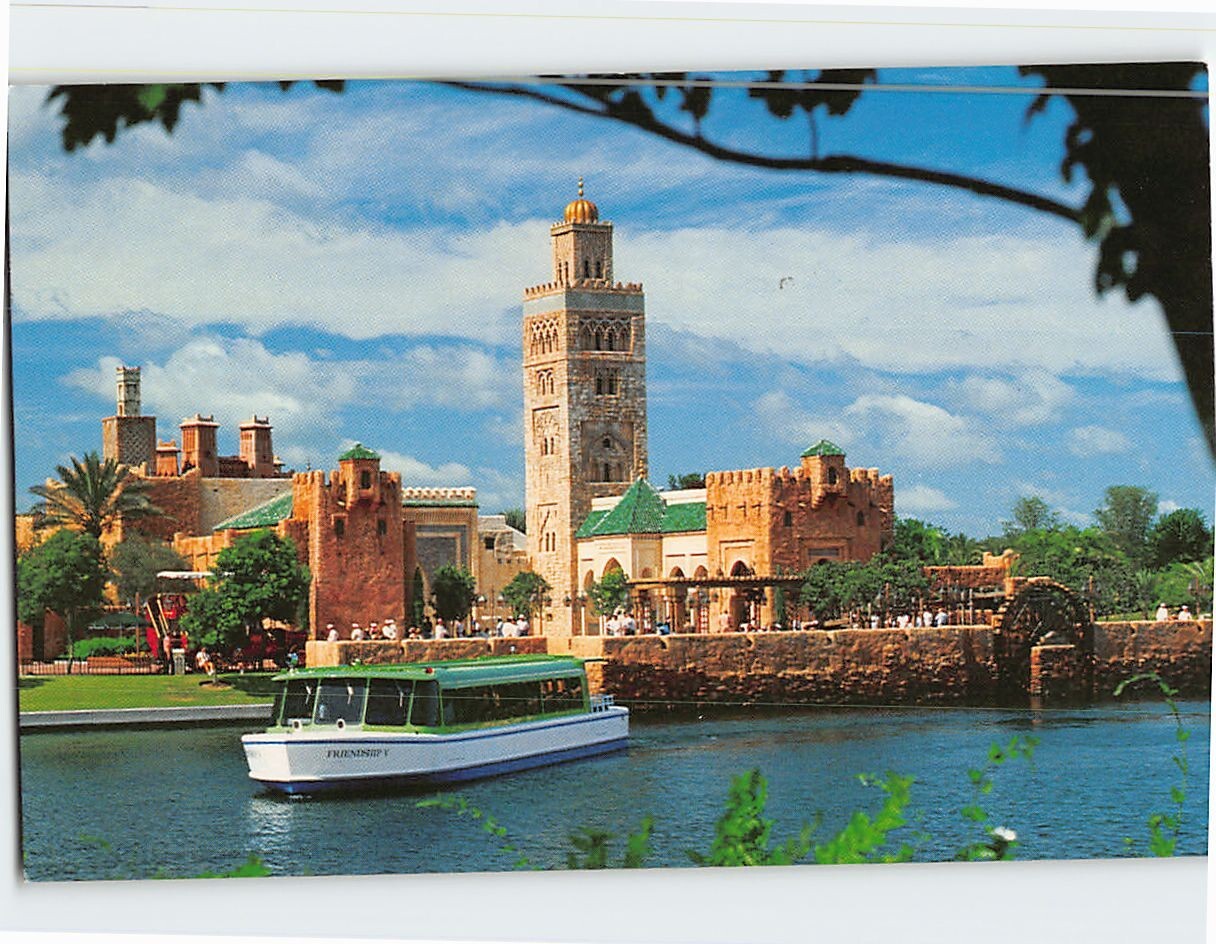 Postcard Morocco World Showcase Epcot Center Walt Disney World Florida USA