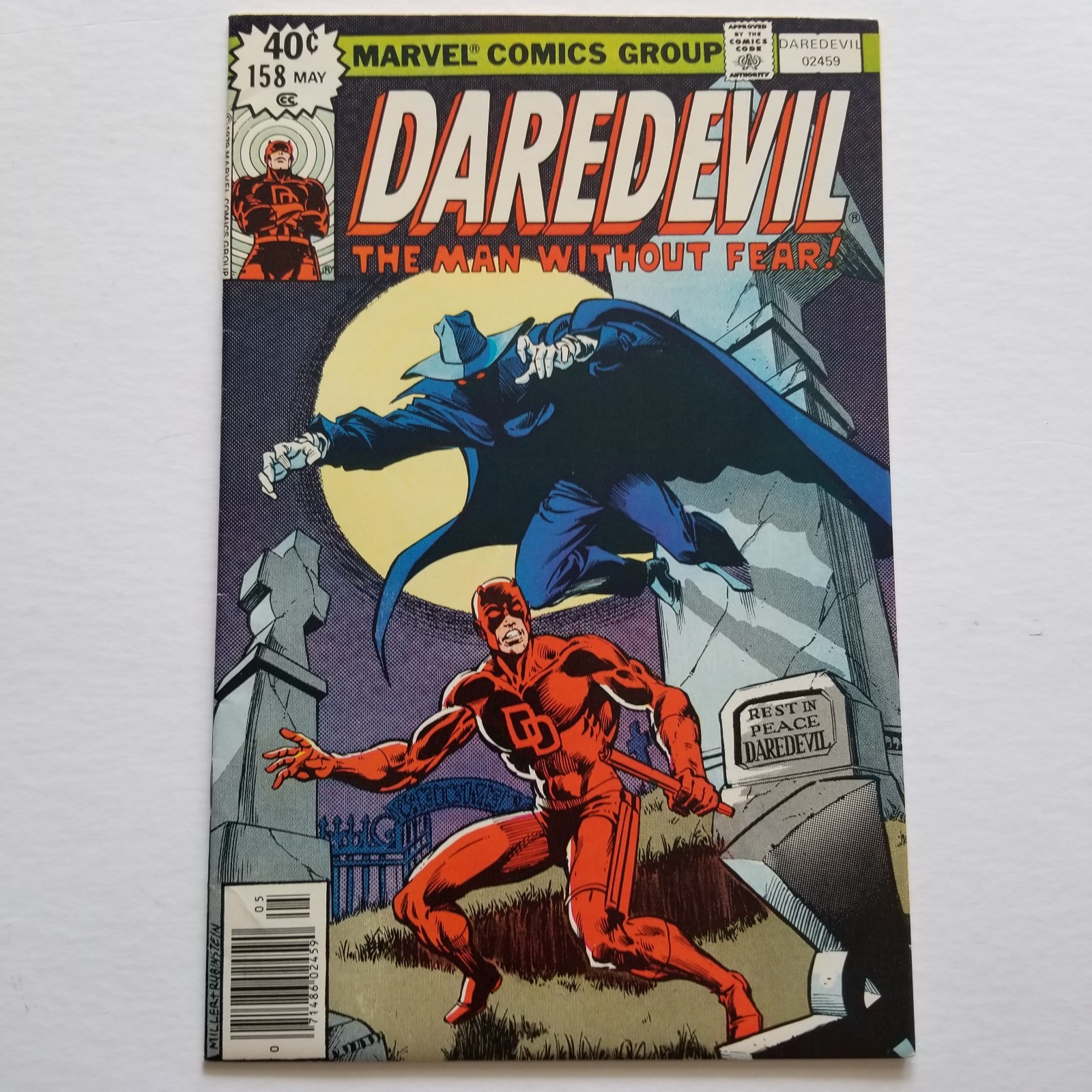 Daredevil # 158 (Marvel Bronze Age 1st Frank Miller) Black Widow & Death-Stalker