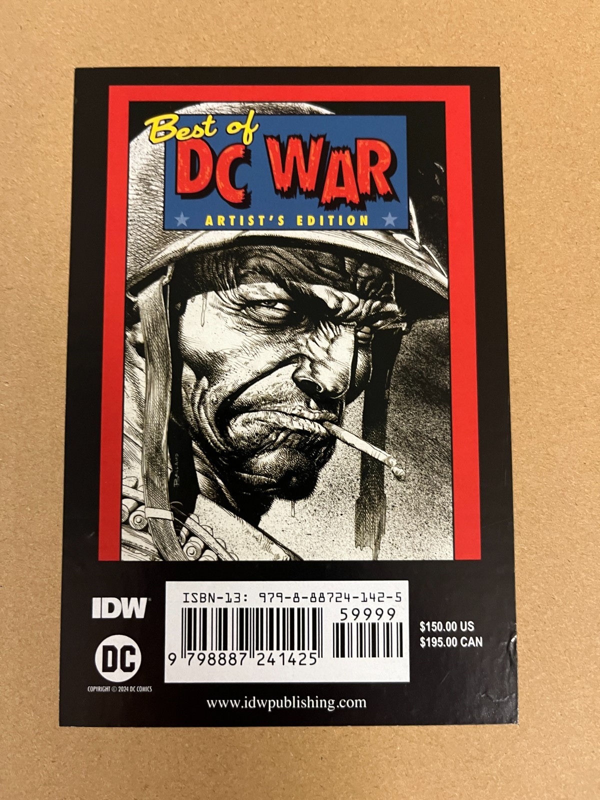 Best of DC War Artists Edition : Kirby : Kubert : Toth : Brand New Condition