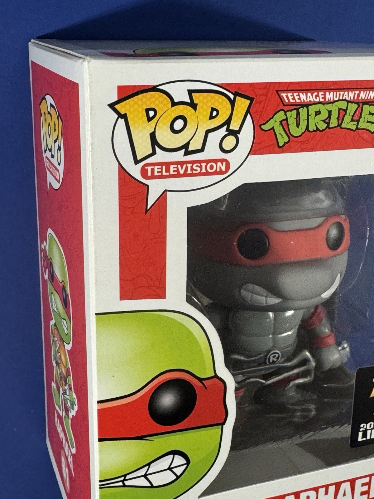 Funko Pop! Raphael Alamo City Comic Con TMNT #61 2000 Pcs Grey Scale W/Armor