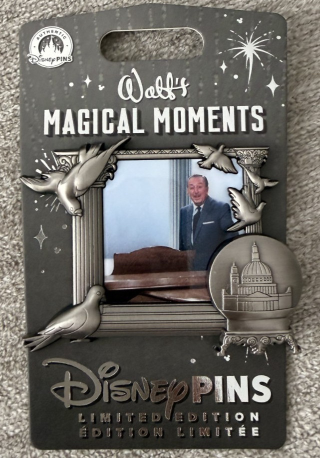 Disney Pin: Walt Disney Feed the Birds Pin – Walt’s Magical Moments [LE 3000]
