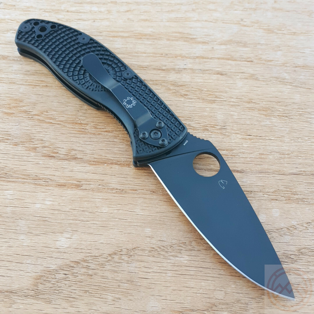 Spyderco Tenacious Folding Knife 3.38″ 8Cr13MoV Steel Blade Texture FRN Handle