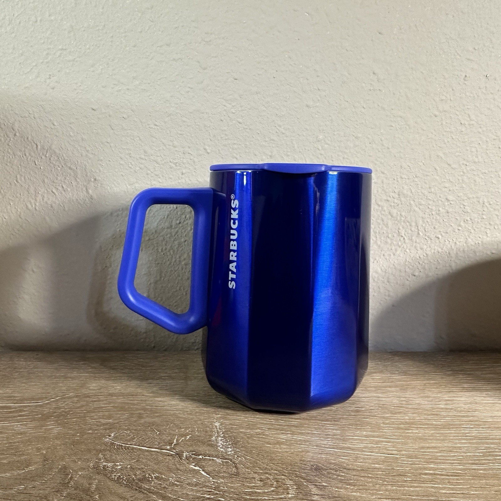Starbucks Shiny Blue Vacuum Insulated Stainless Steel Tumbler 12oz w/ Lid
