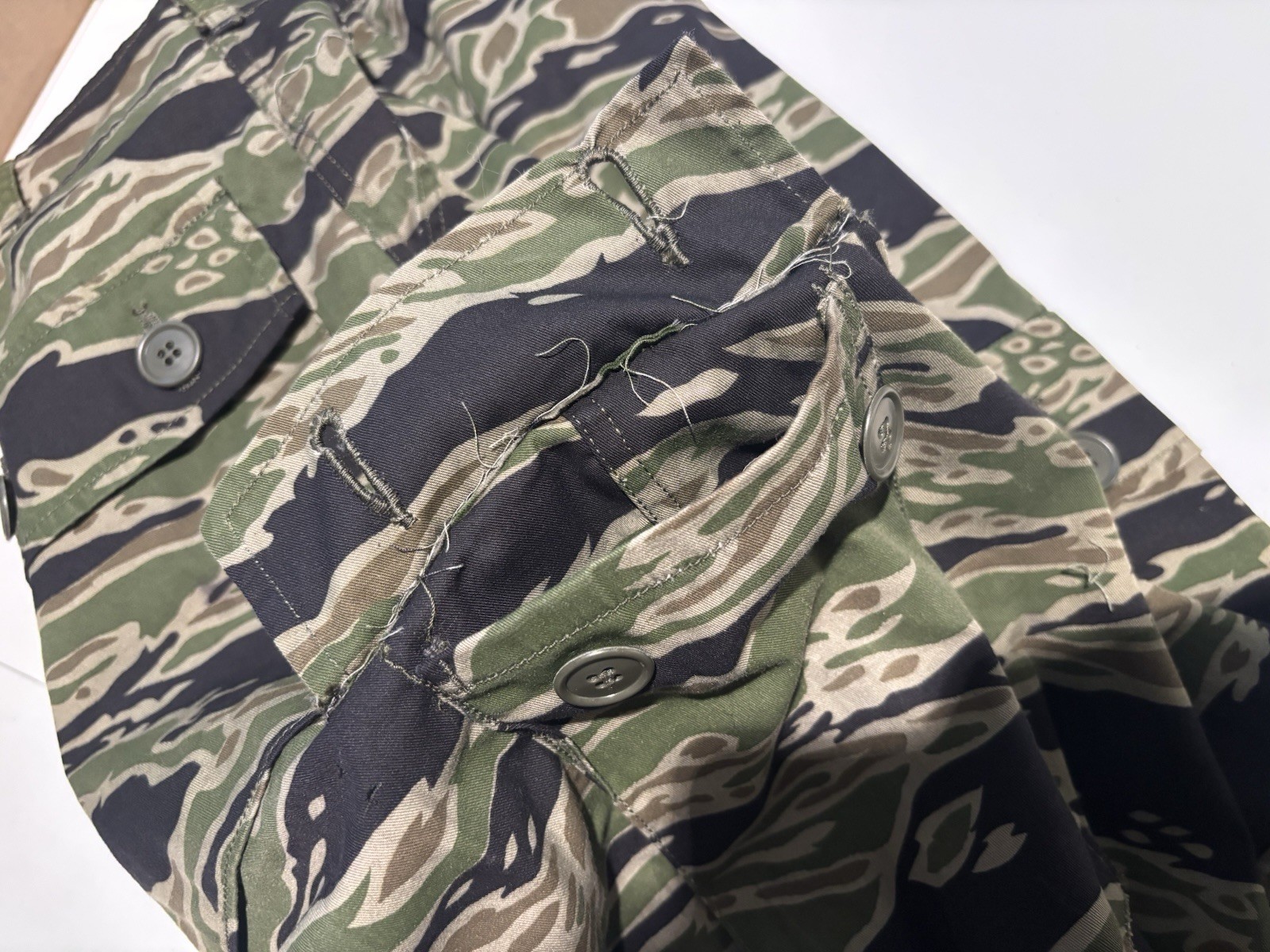 Vietnam War Tiger Stripe Camo Pants Cargo Lightweight Jungle 26×27.5