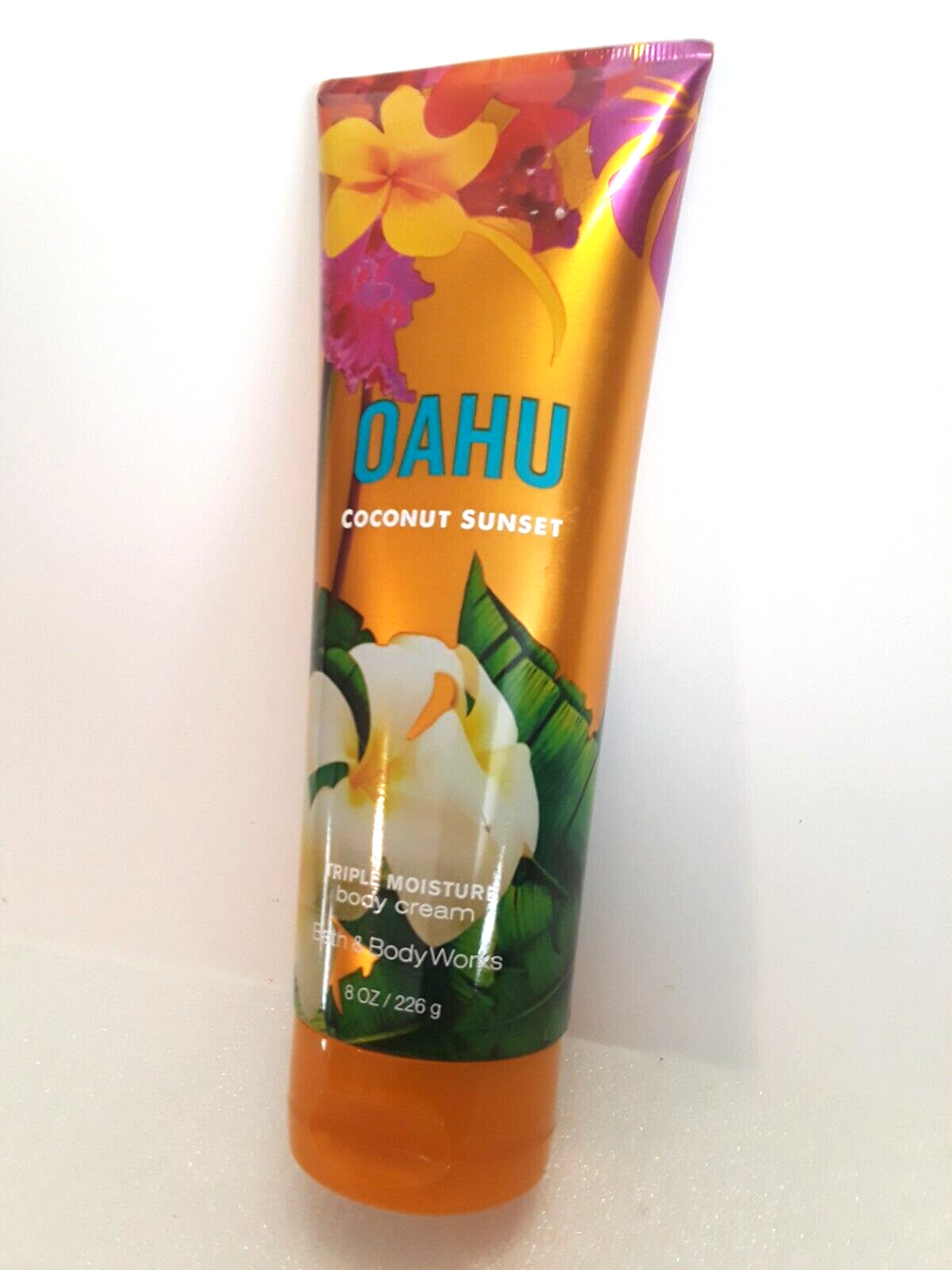 Bath & Body Works Oahu Coconut Sunset Triple Moisture Cream 8oz RARE