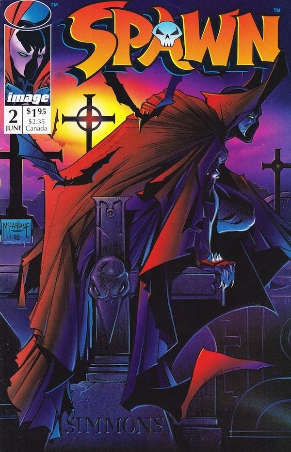 SPAWN 2 NM HIGH GRADE IMAGE COMICS 1992 TODD MCFARLANE 1ST PRINT