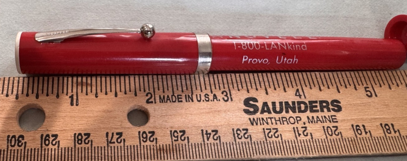 VTG Sheaffer ‘No Nonsense’ Ballpoint Pen Novell Provo Utah NO INK