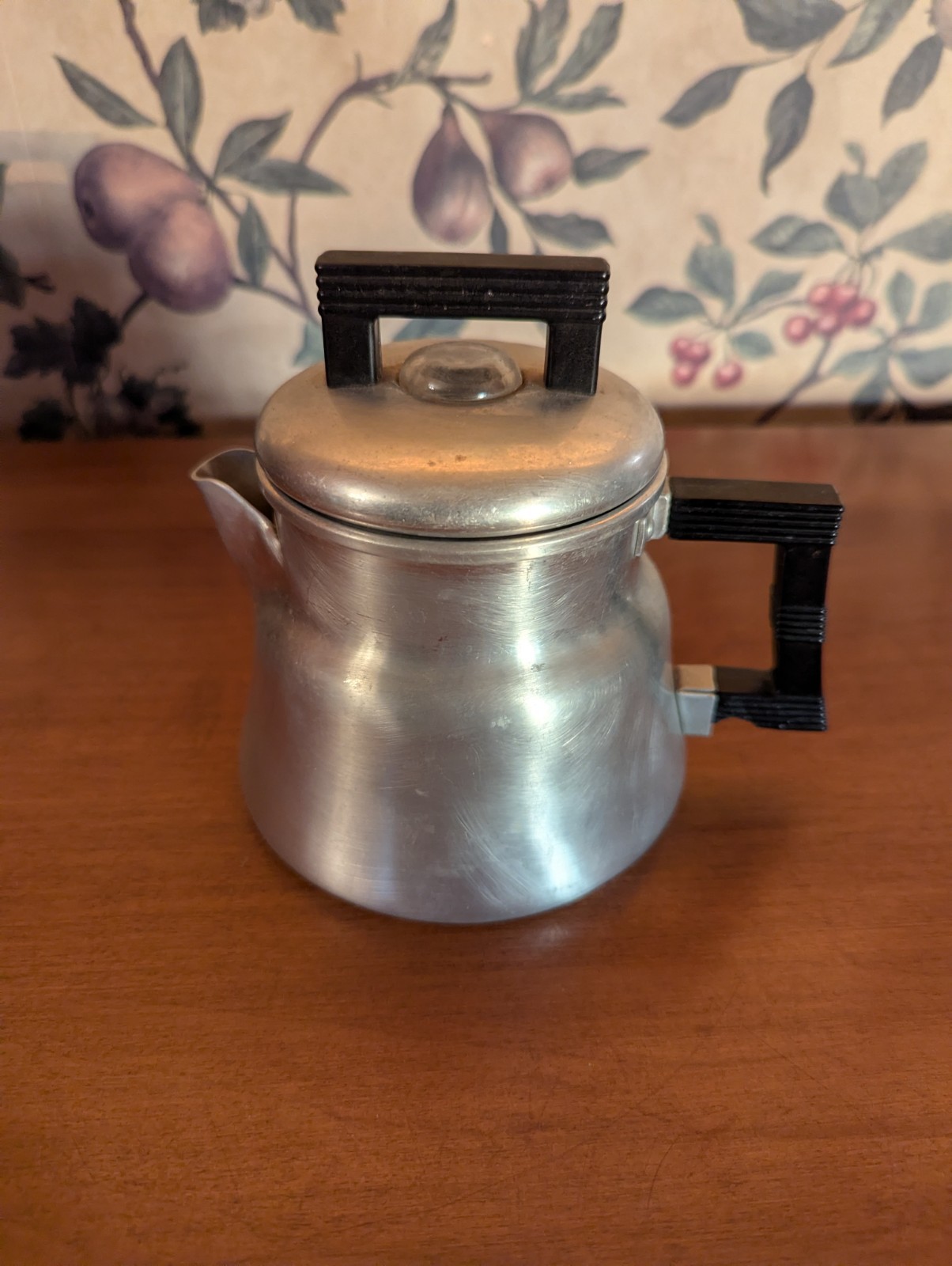 Vintage WEAR-EVER Aluminum Coffee Pot/Perculator/No. 3002 ~ 2 Cup RARE Camping