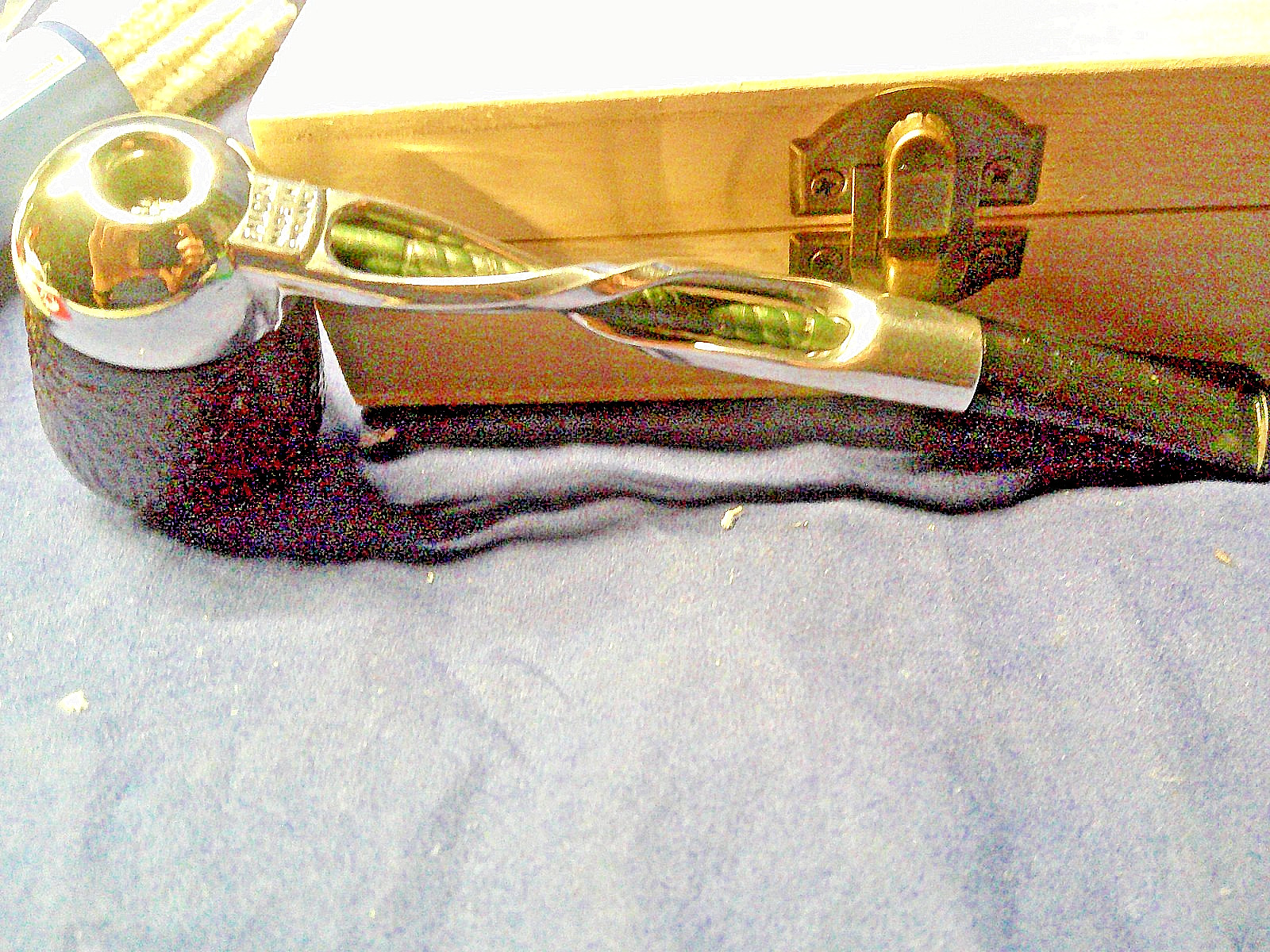 ✔️NEW FALCON PIPE BRIAR SANDBLASTED BOWL #AN 11 GREEN SHILLELAGH STEM BOX -G1