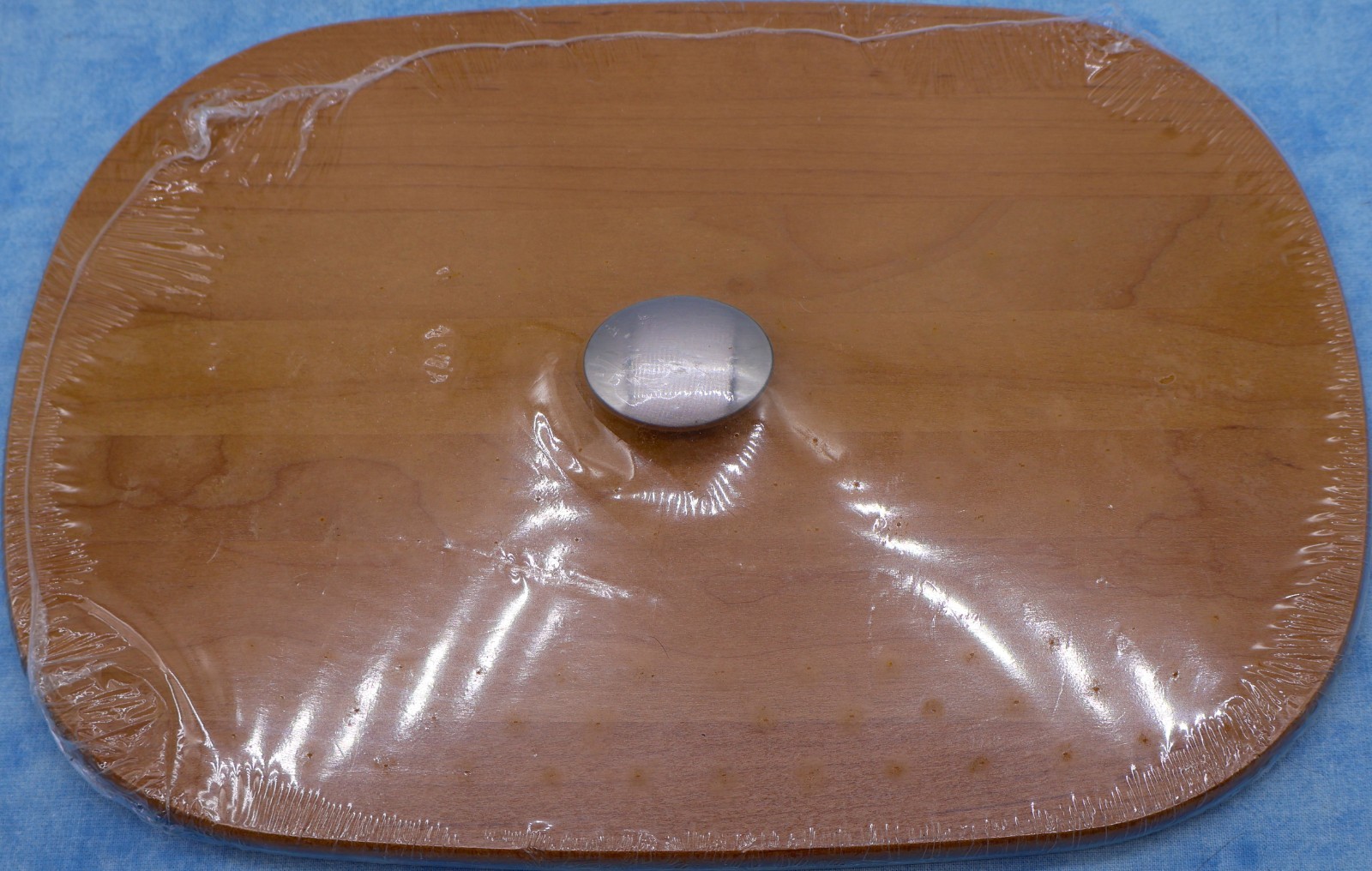 Longaberger Small Waste Basket Wood Lid Warm Brown 5031139 New Sealed