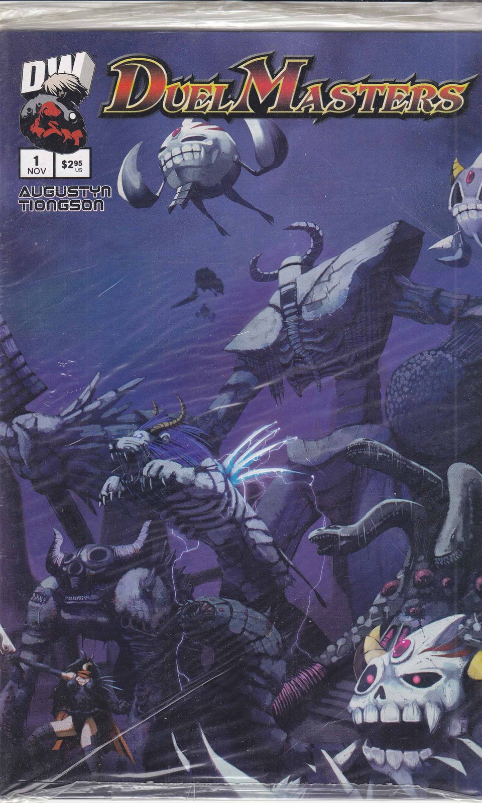 Duel Masters #1B (with card) VF/NM; Dreamwave | Brian Augustyn – w/Bag+Board