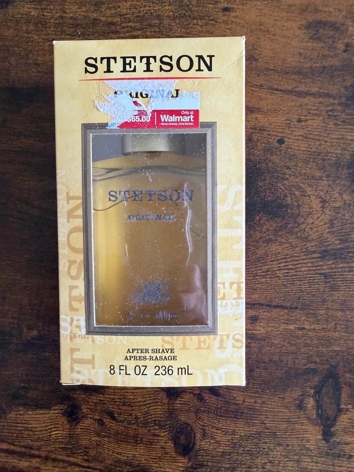 Vintage Stetson Original After Shave Splash 8oz Bottle New in Box Old Stock