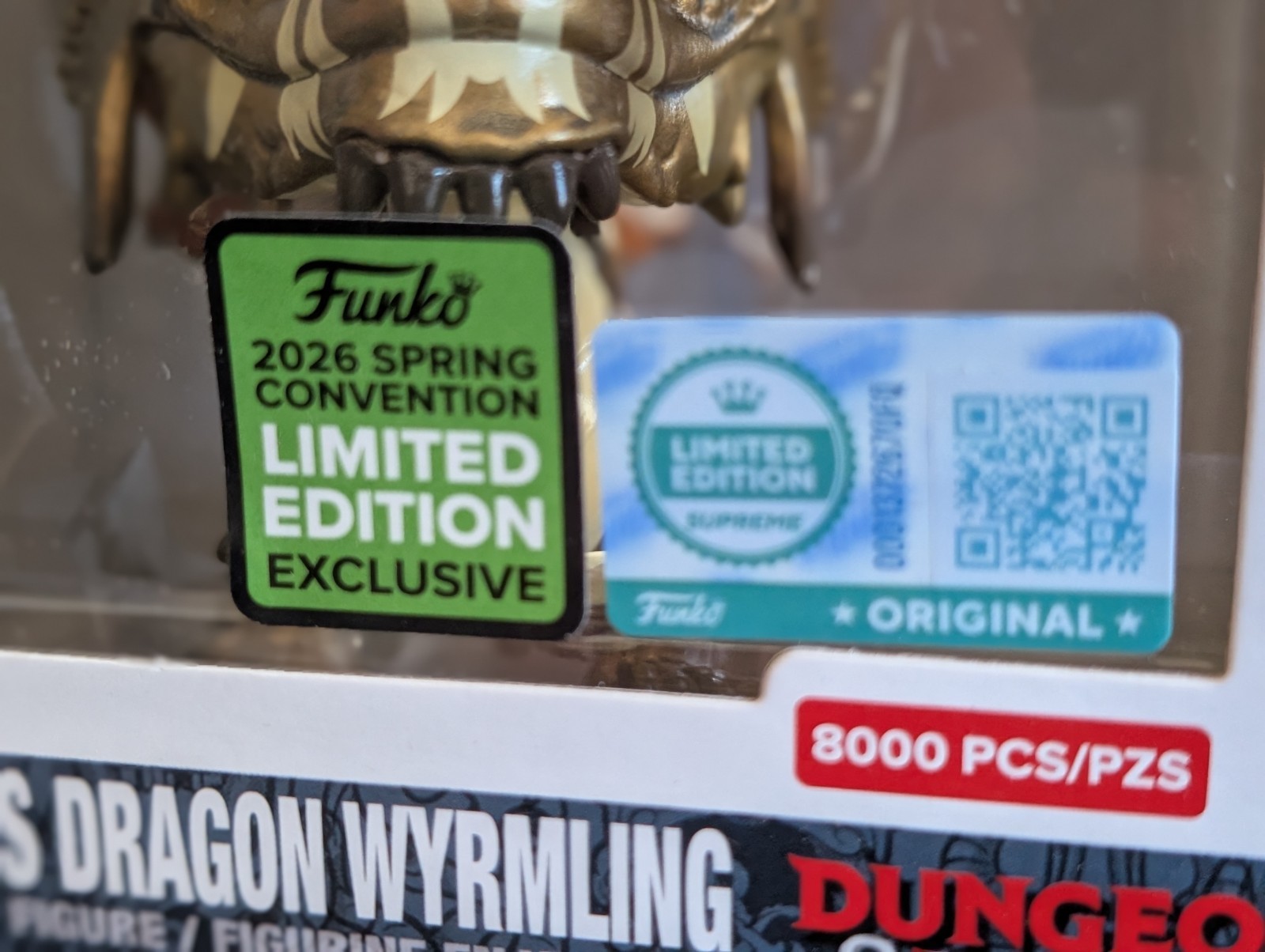 Funko Pop! Brass Dragon Wyrmling #1201 w/ Soft Protector LE 8000 – NEW (B)