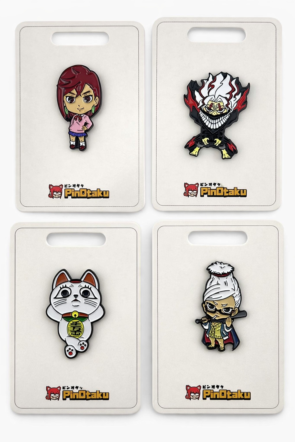 4x Dandadan Momo Ayase Okarun Turbo Granny Seiko Enamel Pin Set