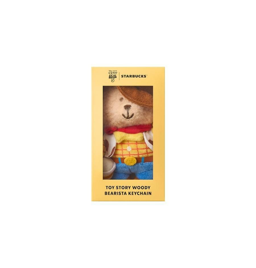 Starbucks Korea 2026 Toy Story 5 Bearista Keychain Alien Woody Forky Buzz