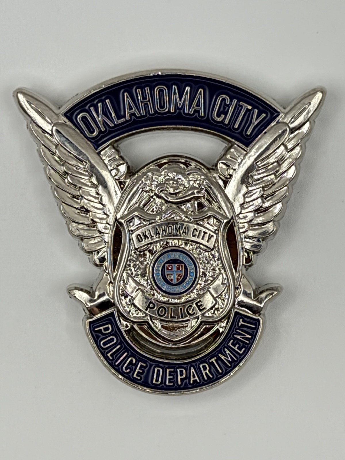 Oklahoma City Police Department Challenge Coin City of Oklahoma Motors (Silver)