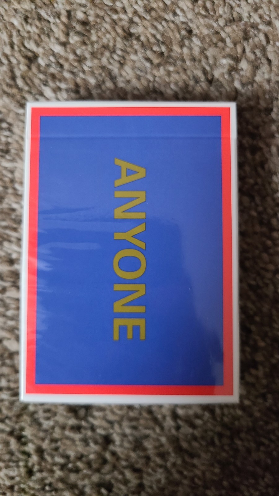 SEALED Anyone Worldwide Cap Logo Blue Gold Playing Cards Limited 1/1000