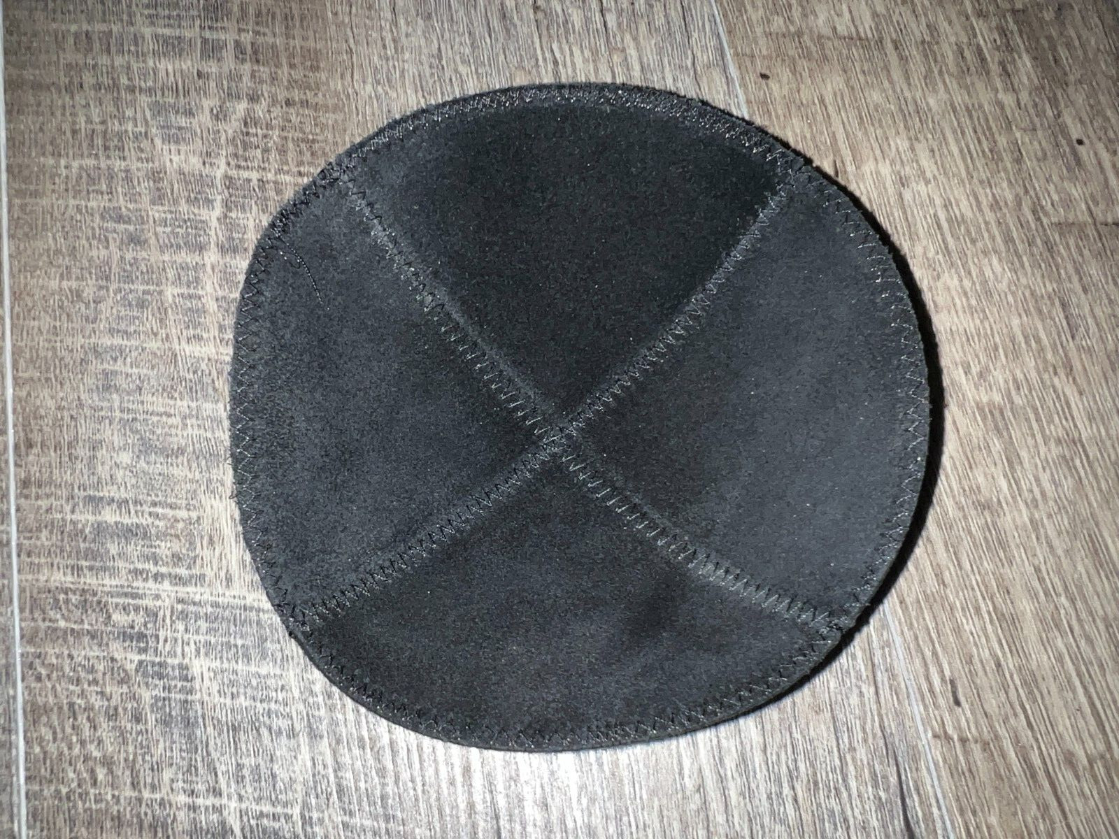 Suede Kippah Yarmulka Jewish Kippa Yamaka Kipah Kipot Stylish Black – NEW – 2PK