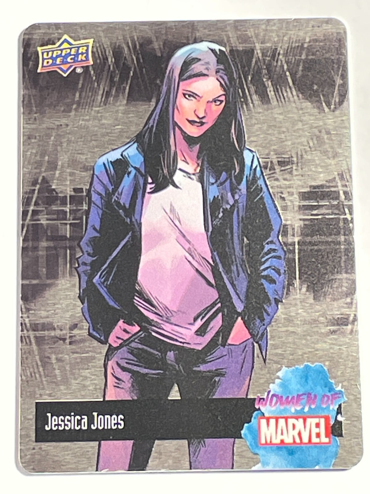 Jessica Jones 2024 Upper Deck Women of Marvel Metal Card SSP #MCW-6