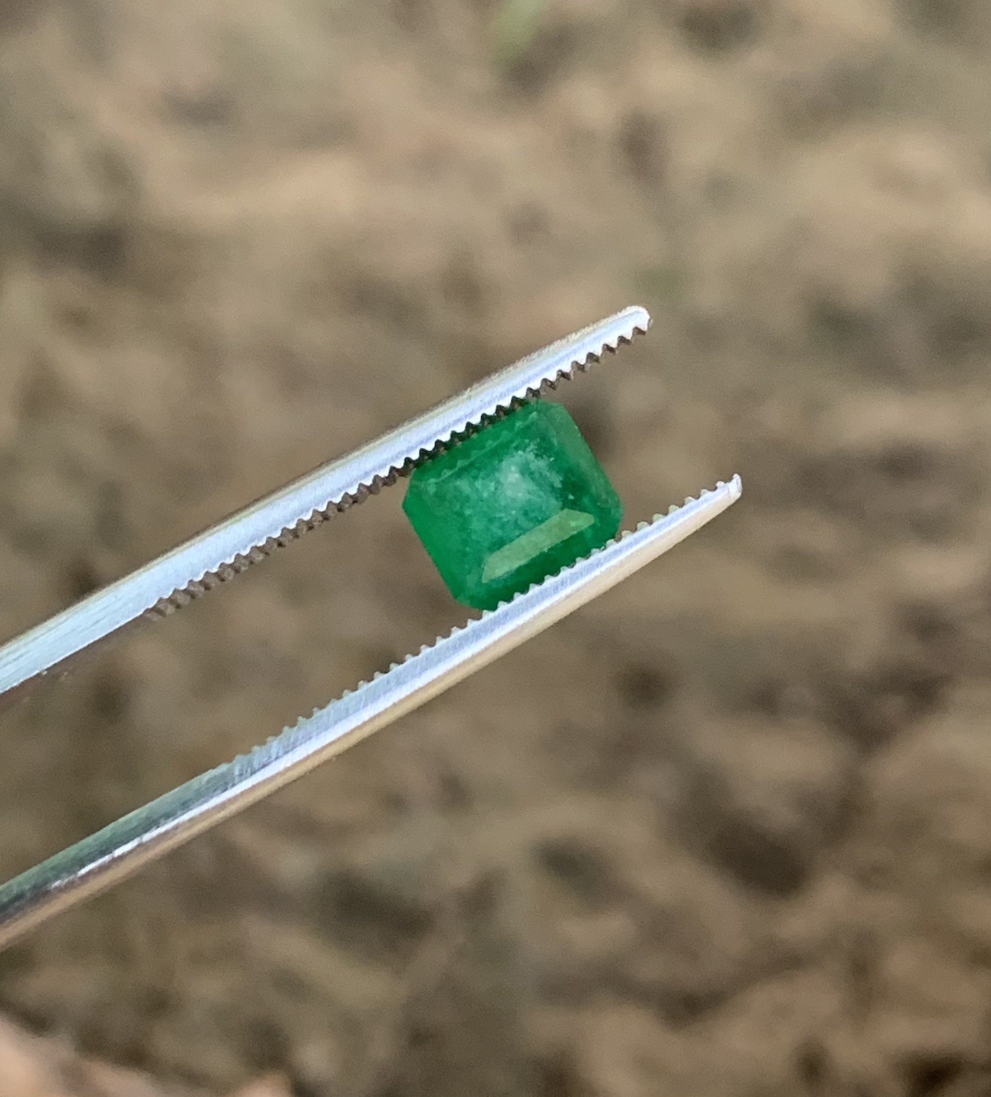 0.80 Ct Natural Emerald Loose Gemstone From Swat Pakistan.