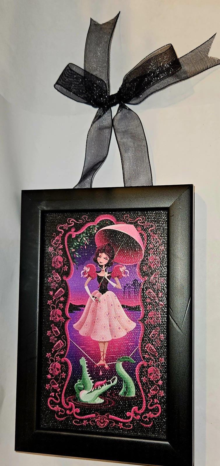Jeff Granito Tightrope Twist 3×5 Wonderground Haunted Mansion Disneyland Giclee