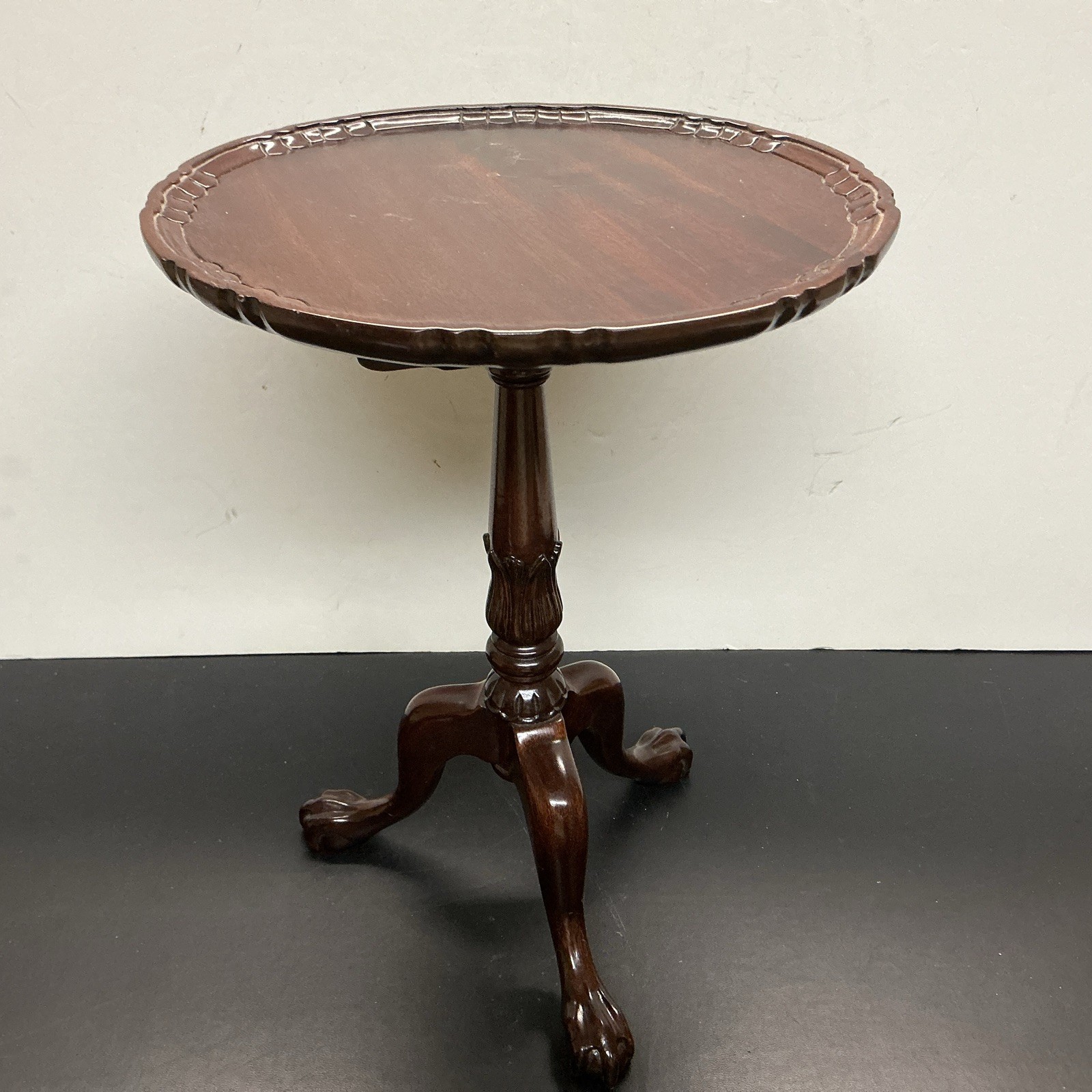 Miniature Chippendale Table Sample 13.5 Inches High