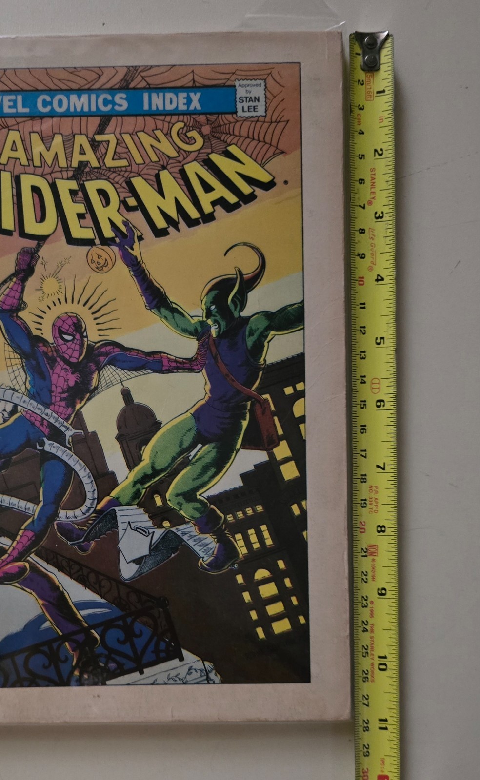 Vintage 1976 Spider-Man Marvel Comics Index #1 Stan Lee Green Goblin Dr Octopus