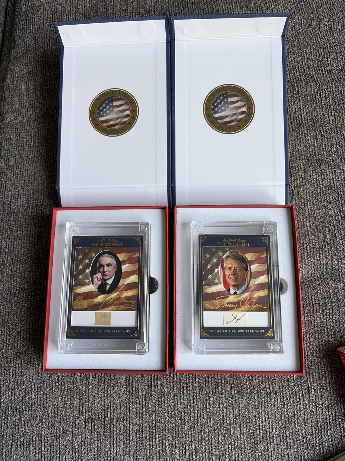 Jimmy Carter A Word From The President Authentic Handwritten Word 2025 POTUS Lot