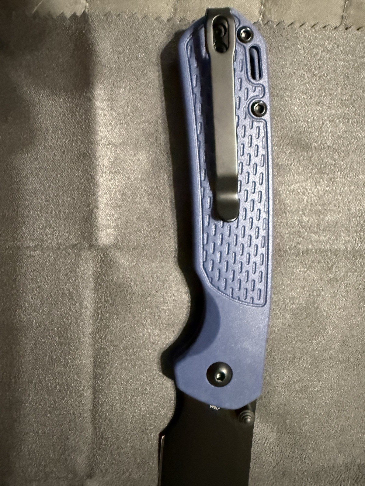 CJRB Pyrite-Light J1945-BBU Blue and CJRB Gobi J1906-GYC Gray G10 Handle Stone