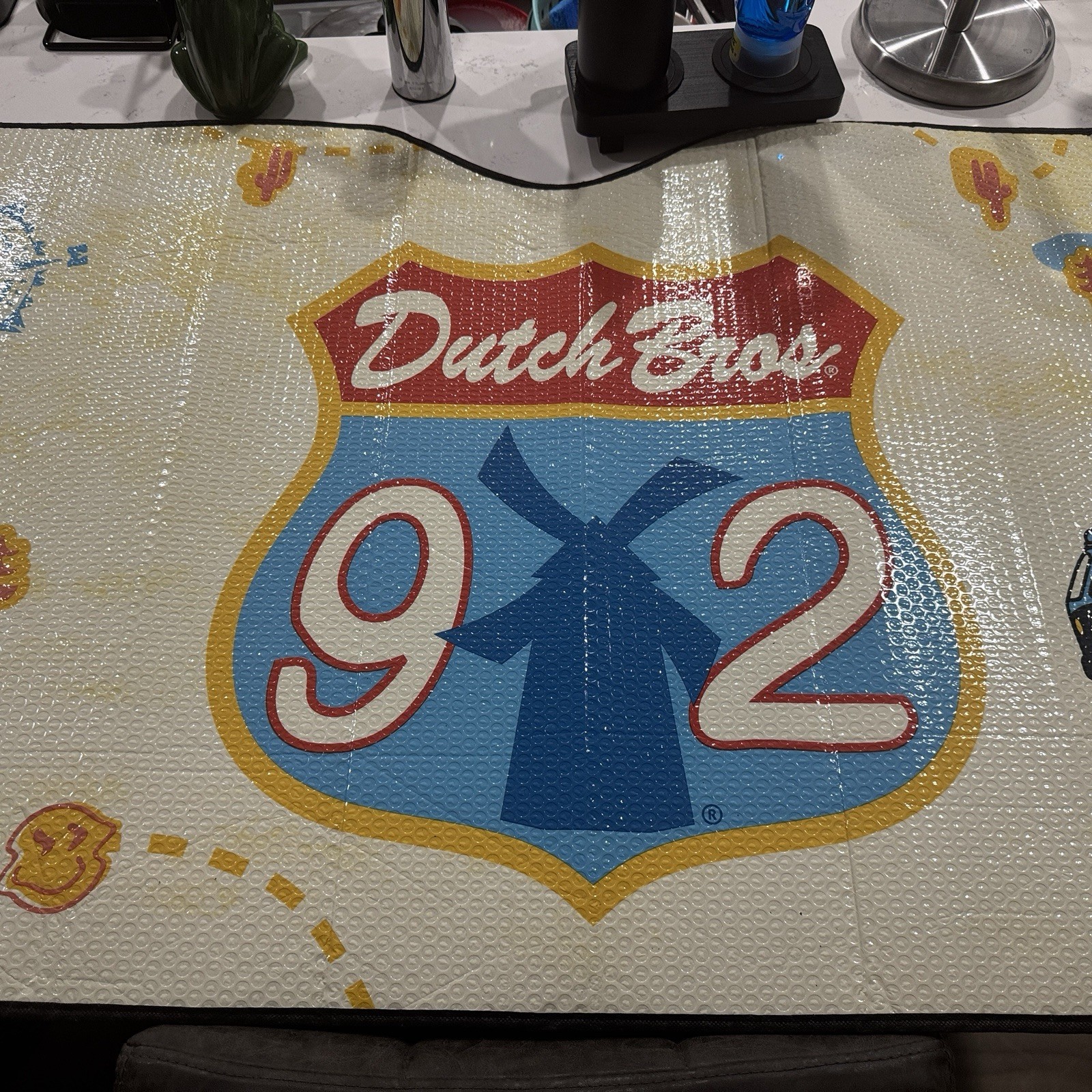 NEW Dutch Bros Vehicle Car Windshield Sunshade Cover
